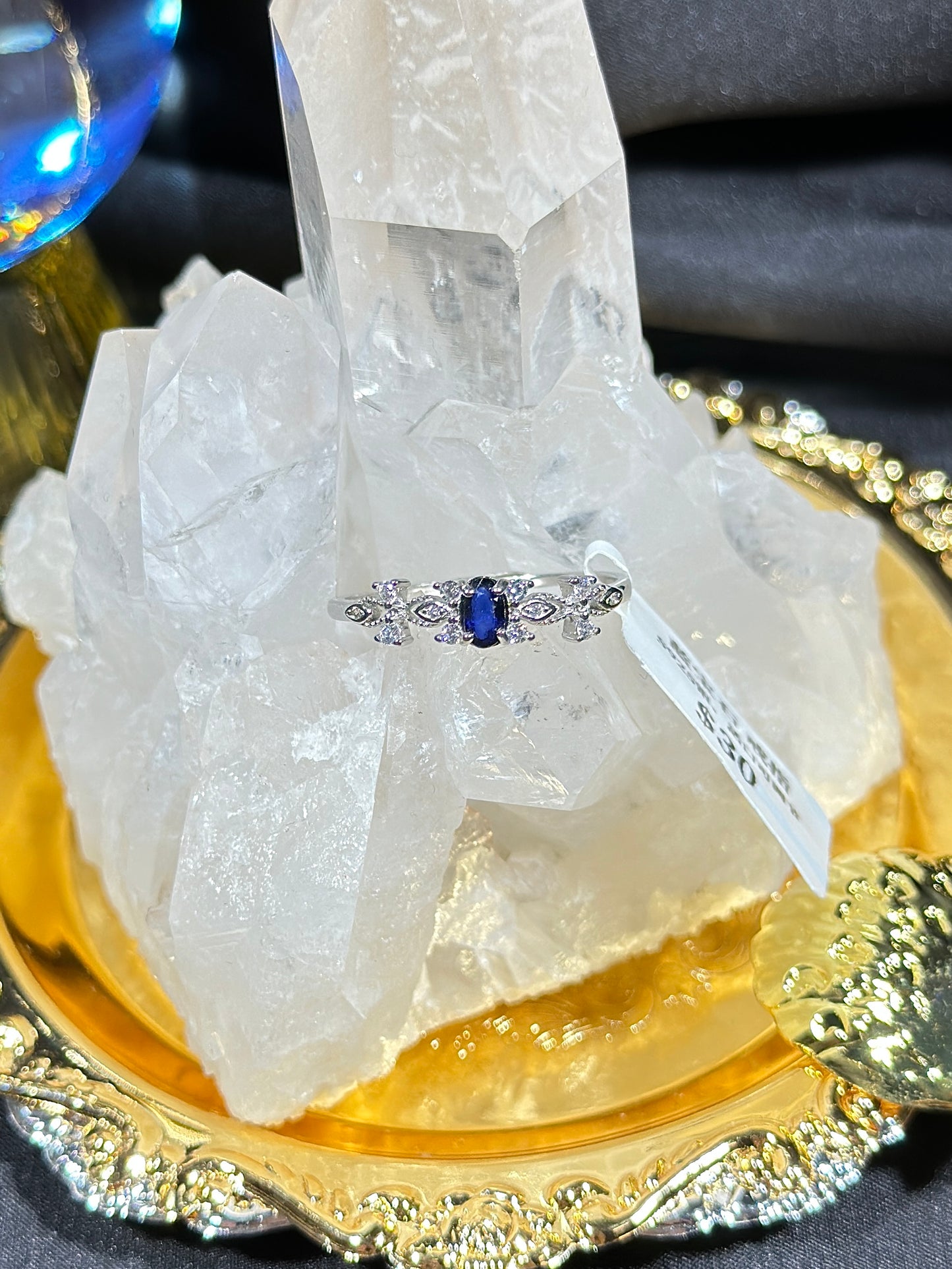 Sapphire S925 silver ring-1