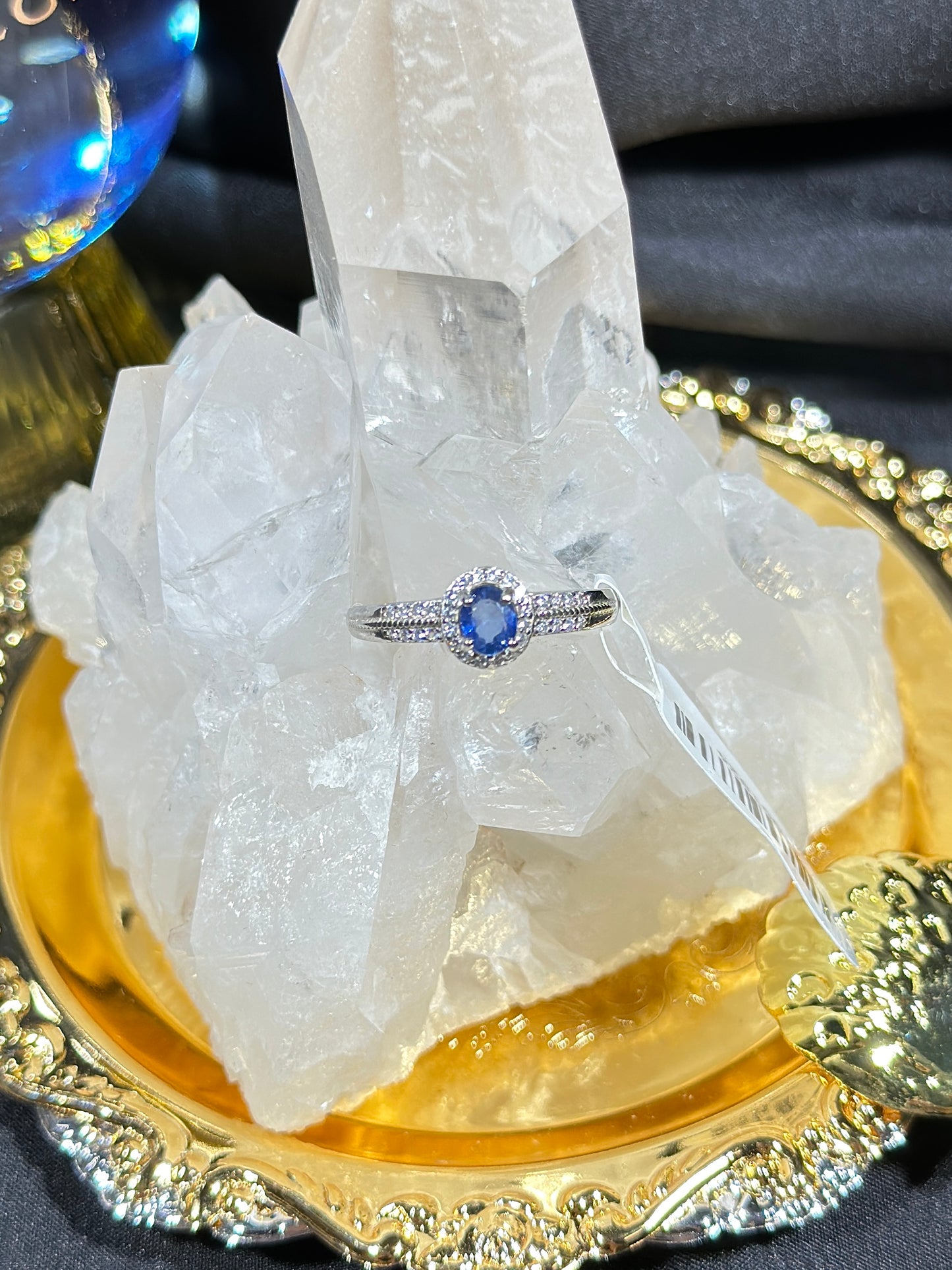 Sapphire S925 silver ring-1