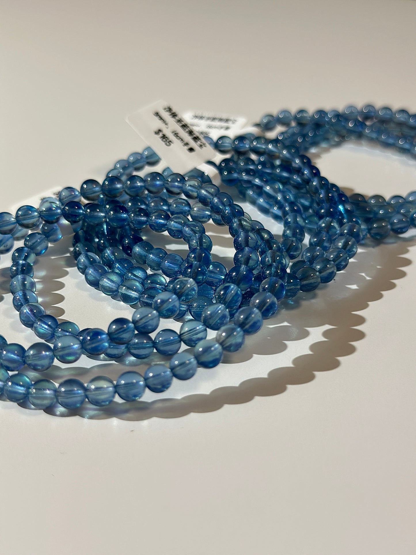 Three circles of holy blue sea sapphire