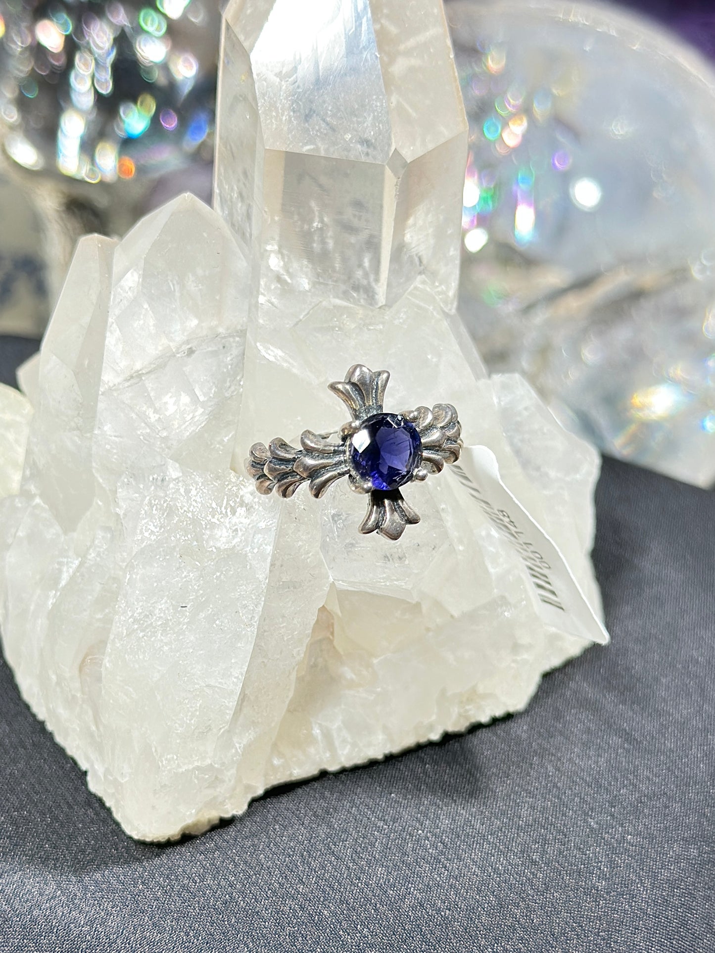 堇青石S925银戒指