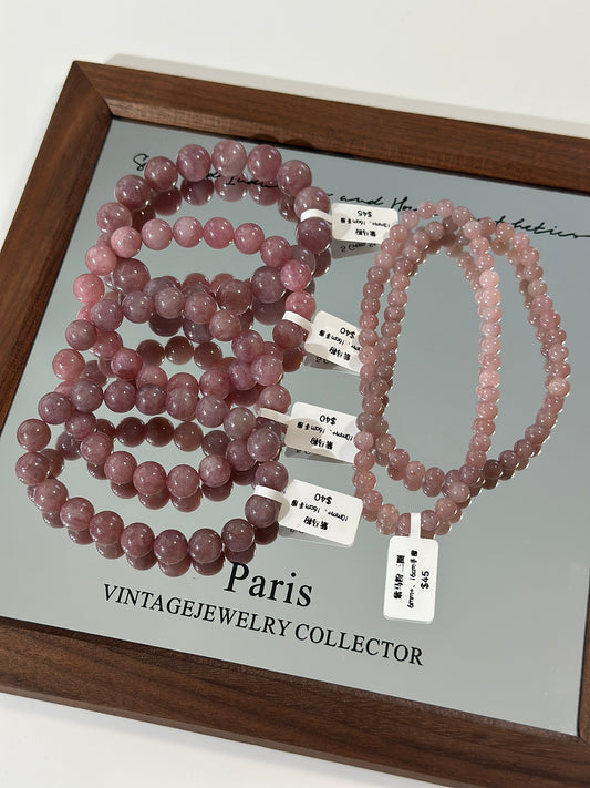 Purple Madagascar Rose Quartz