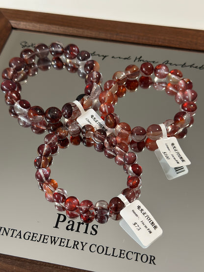 Electric light palace red plastic flower