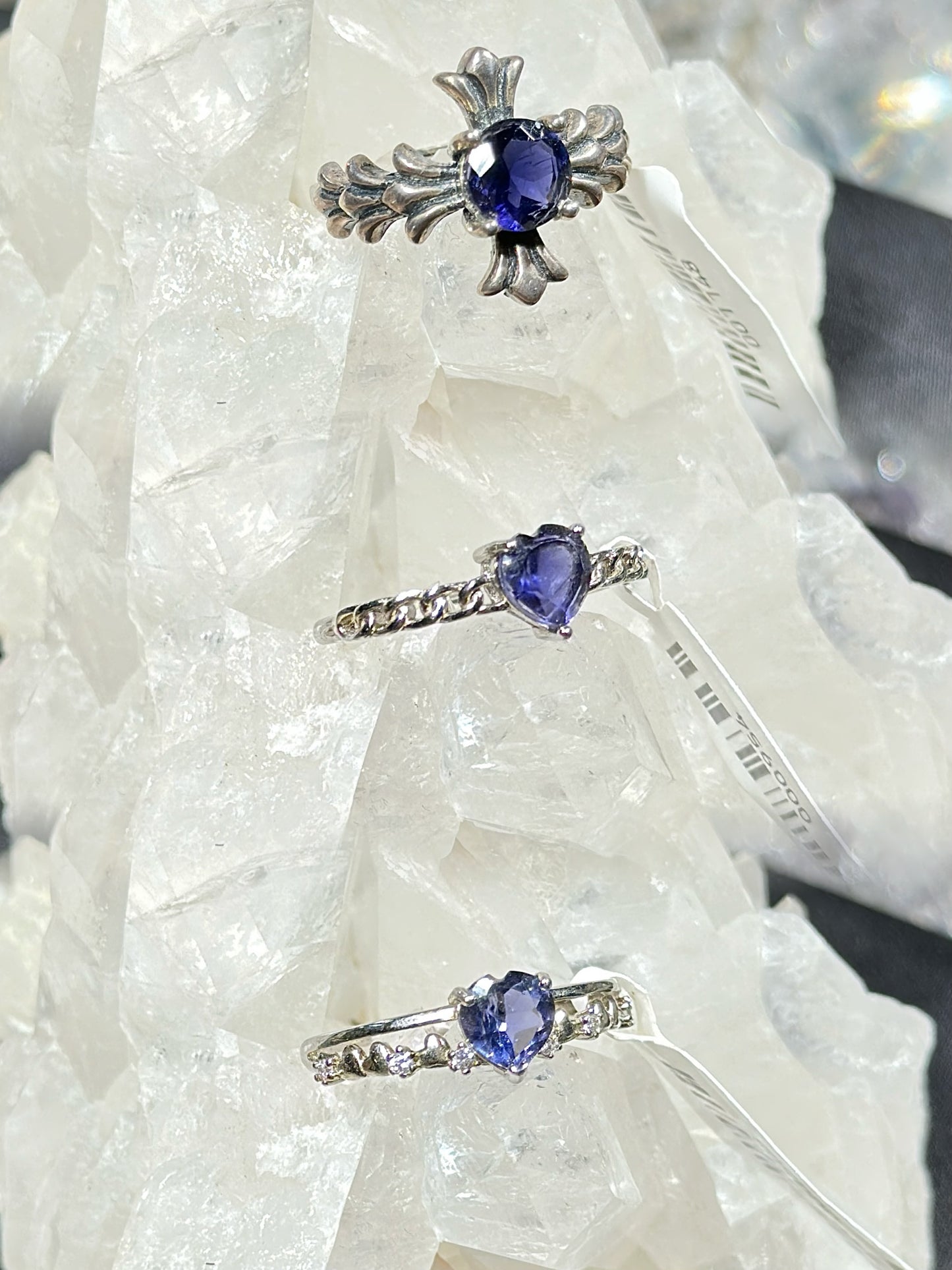 堇青石S925银戒指