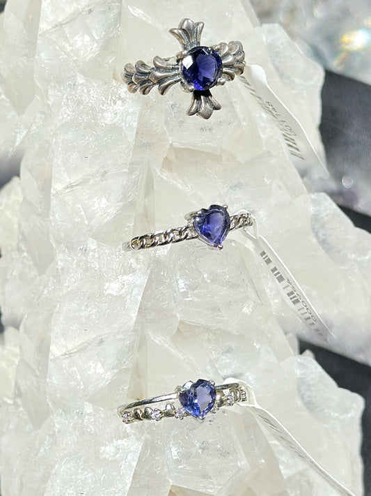 Iolite S925 Silver Ring