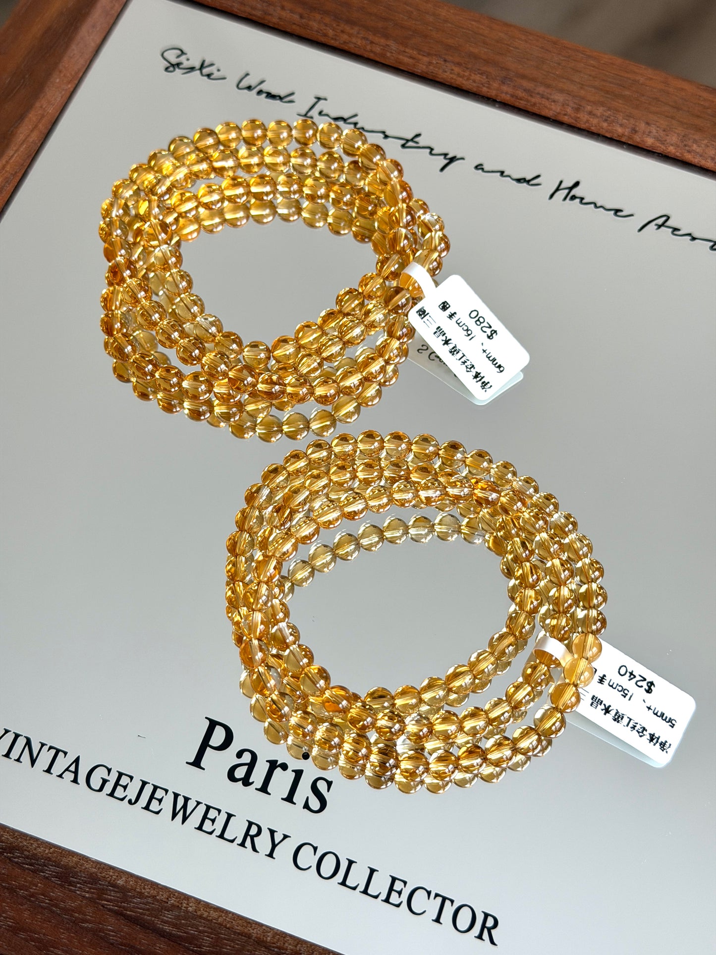 净体金红黄水晶多圈