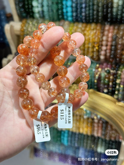 Water-transparent golden sun