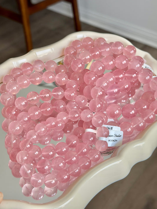 玫瑰马达加斯加粉水晶