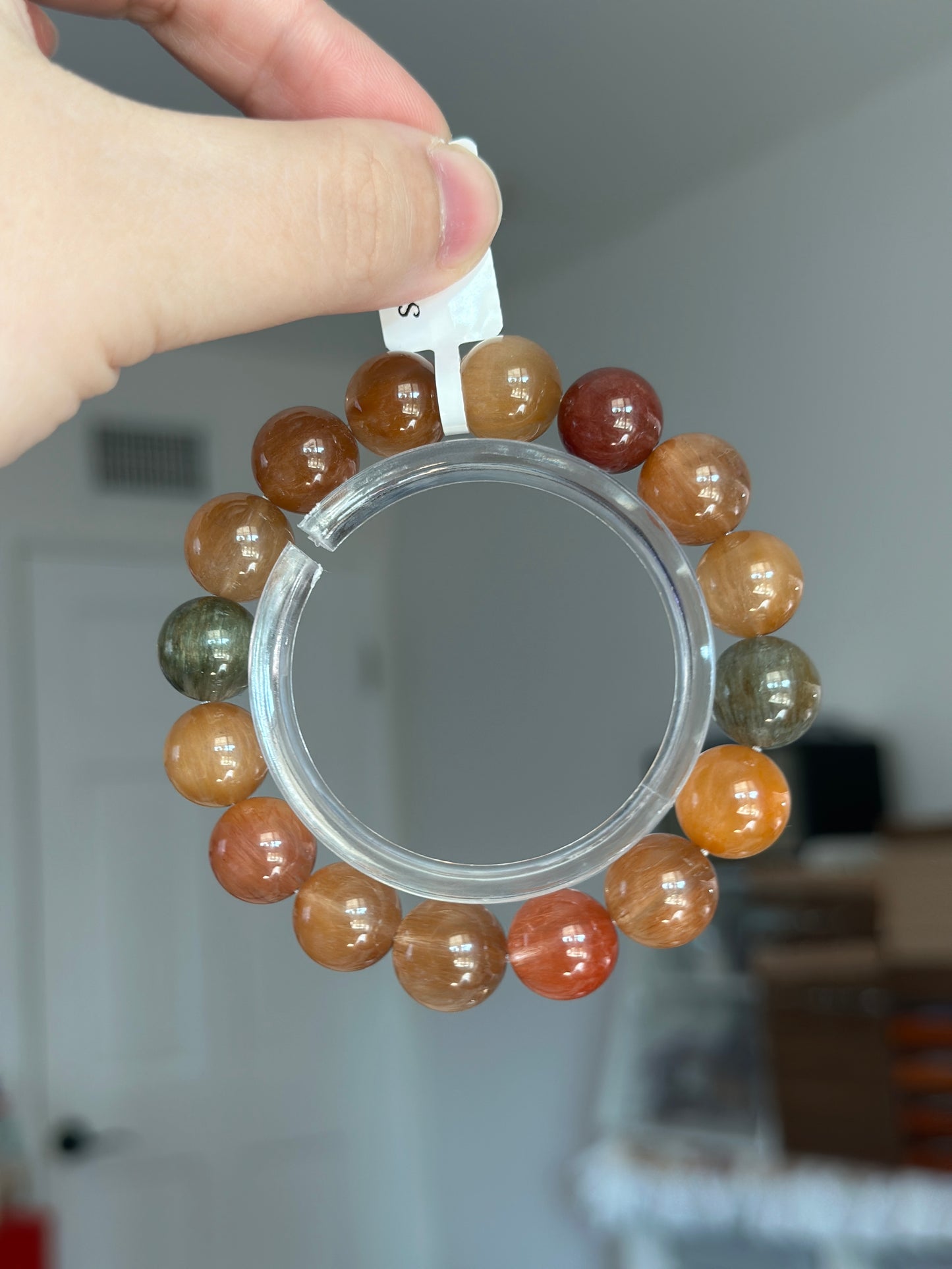 Brushed colored rabbit fur crystal