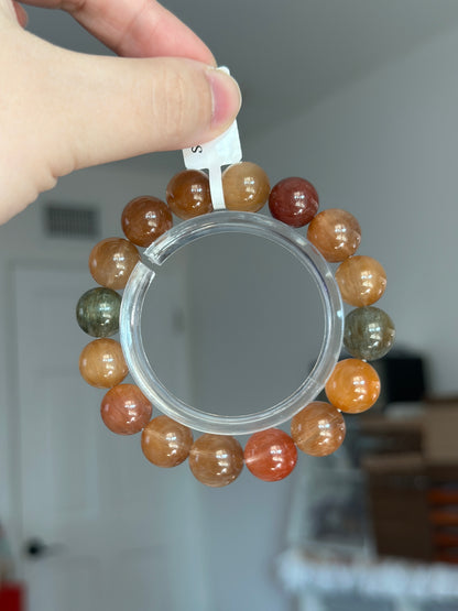 Brushed colored rabbit fur crystal