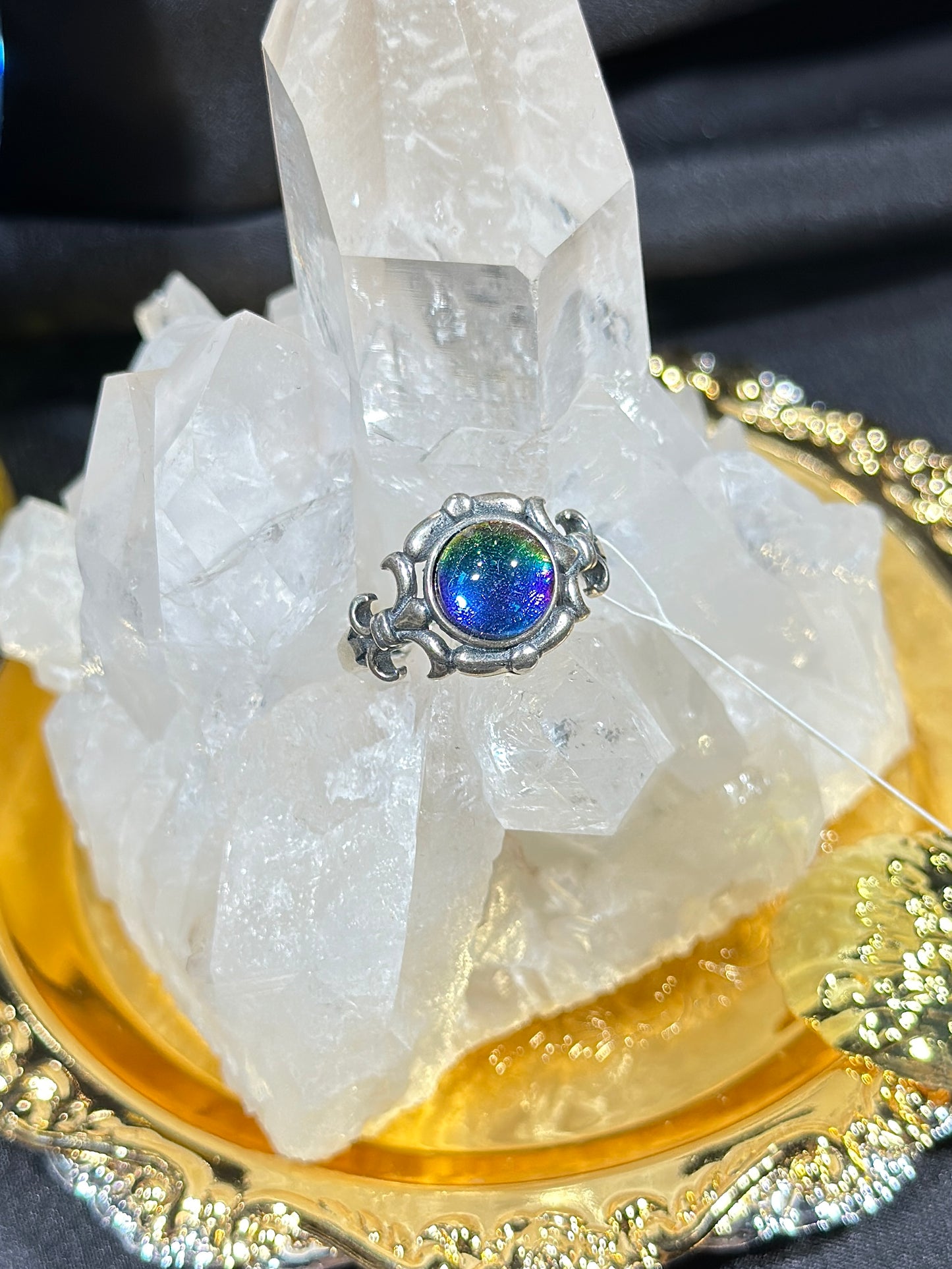 Colorful Sky Iron S925 Silver Ring