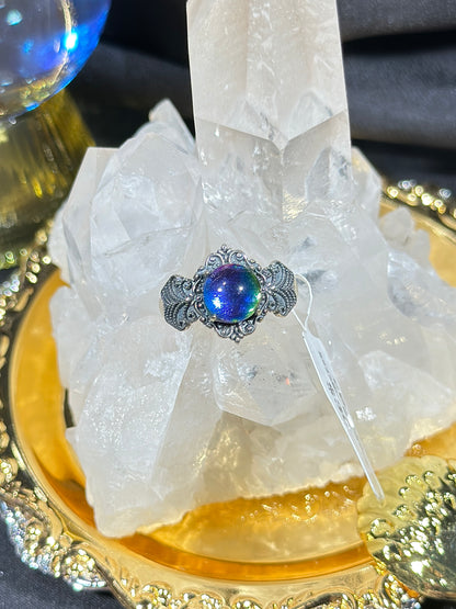 Colorful Sky Iron S925 Silver Ring