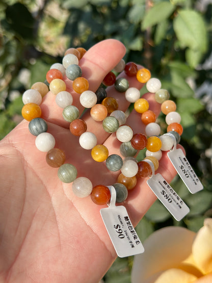 Candy-colored rabbit fur crystal