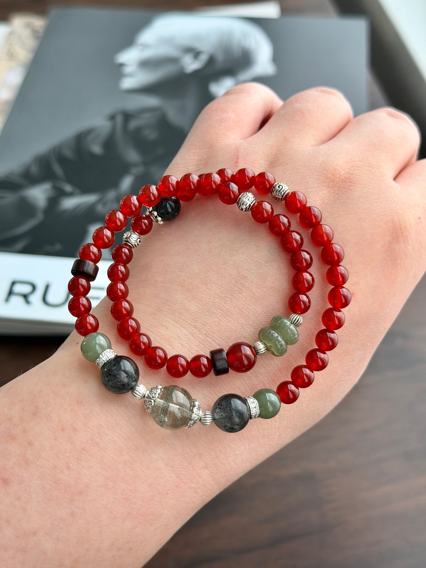 设计款 | 红玛瑙多圈