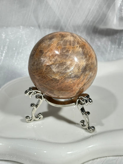 Orange Moonlight Crystal Ball
