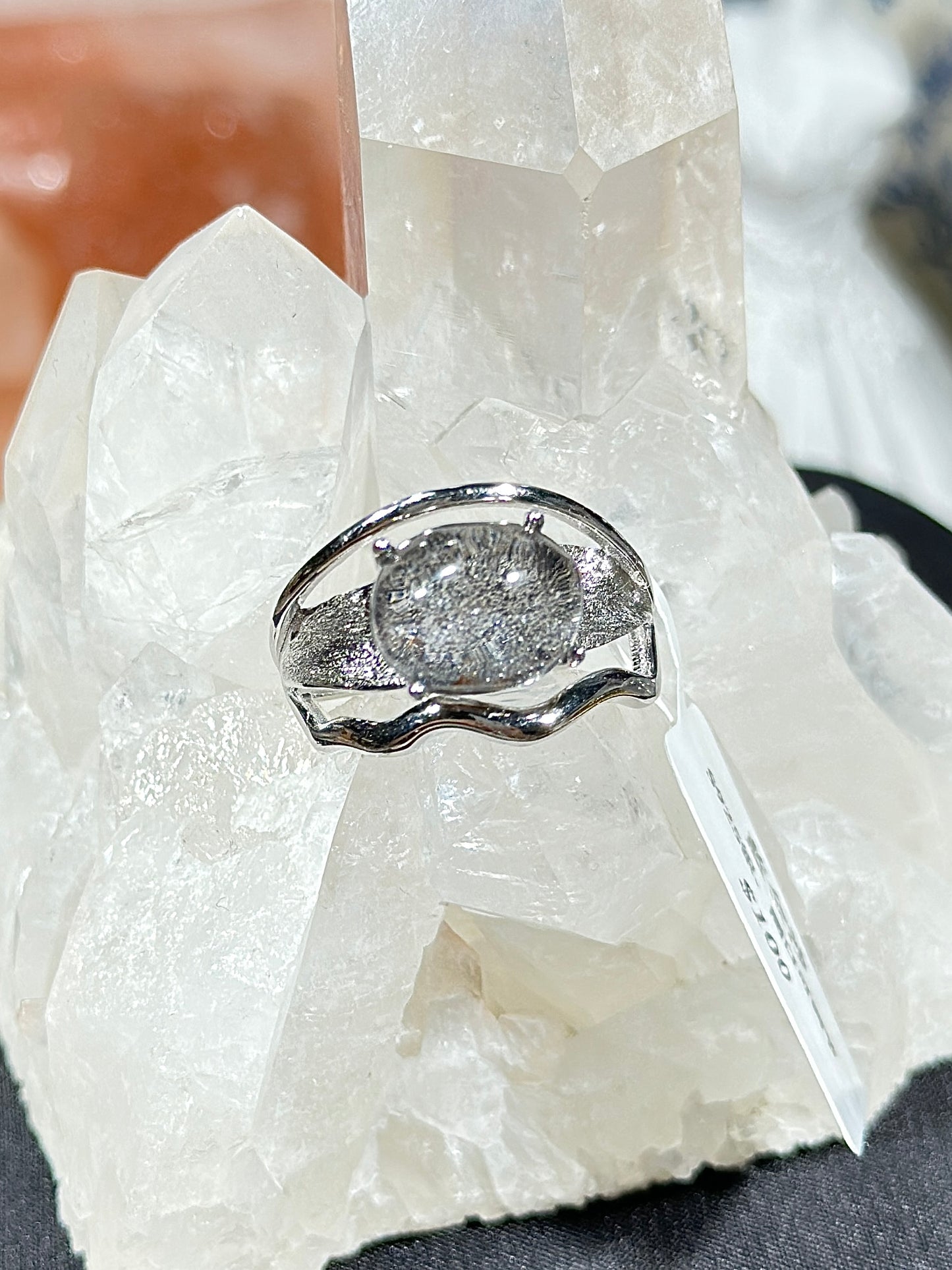 蓝金沙S925银戒指