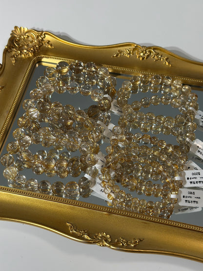 Titanium Crystal Golden Rutilated Quartz