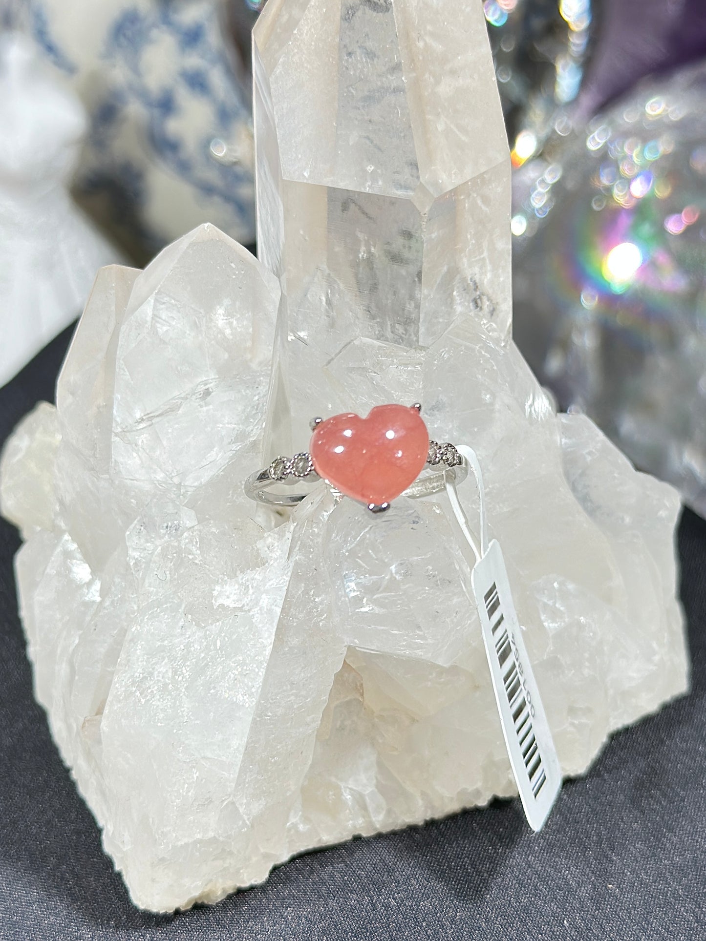 红纹石S925银戒指