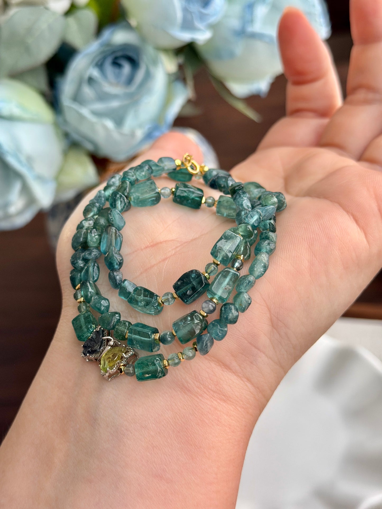 设计款 | 蓝碧玺长链