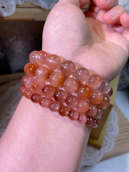 Bean paste pink rabbit hair crystal