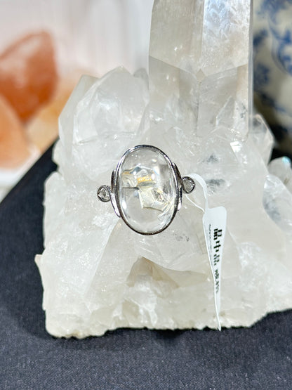 晶中晶S925银戒指