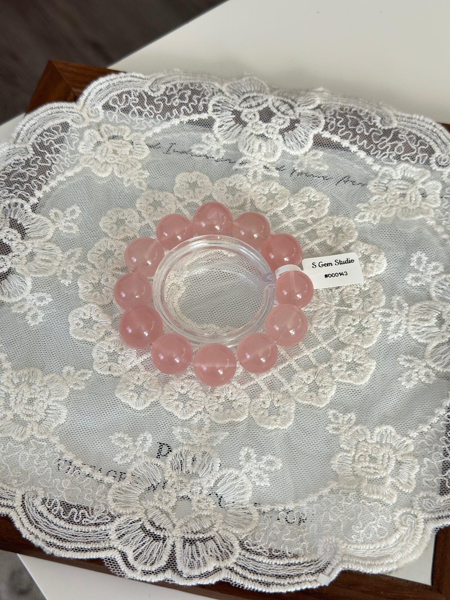 Water Transparent Madagascar Rose Quartz