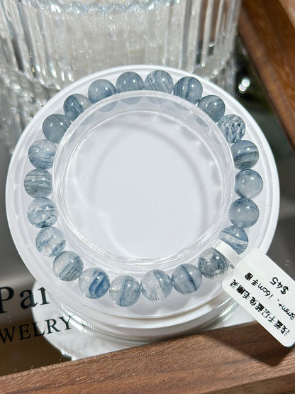 Light blue Melaleuca blue rabbit fur ghost