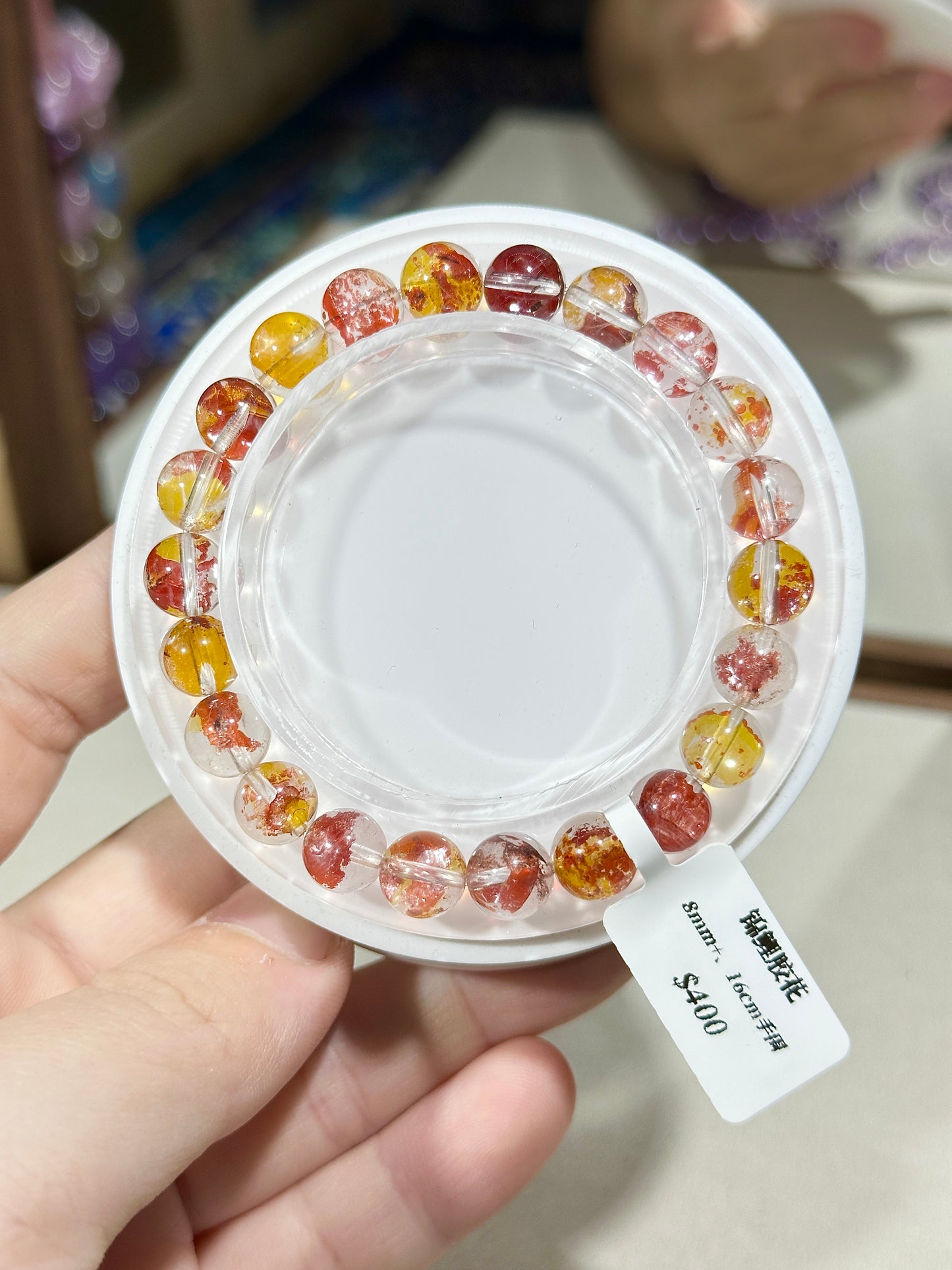 Koi Carp Glue Flower Crystal