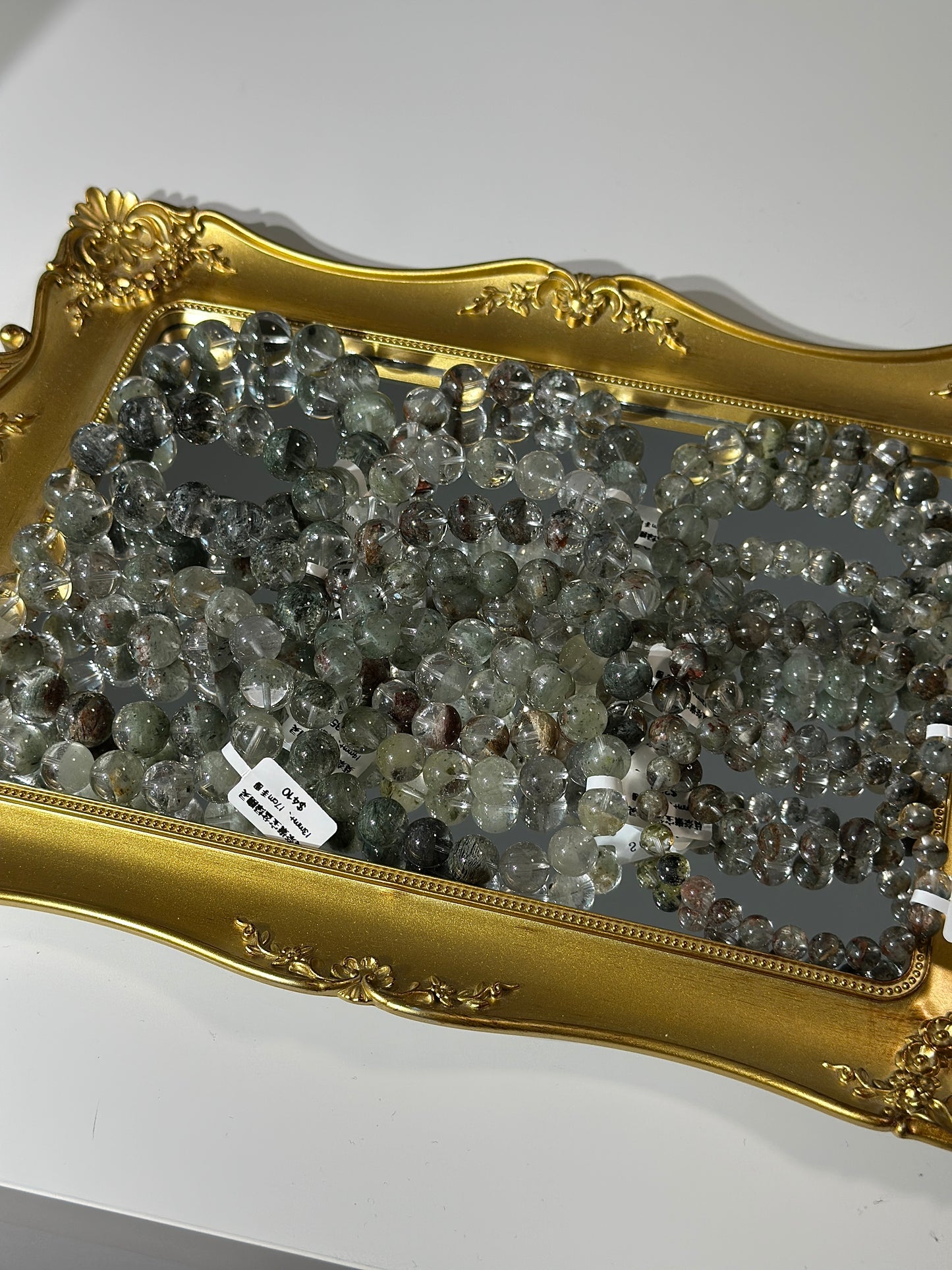 Monet Cornucopia Green Phantom Crystal