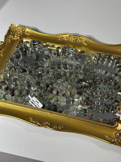 Monet Cornucopia Green Phantom Crystal