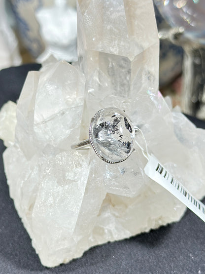 Black Shining S925 Silver Ring