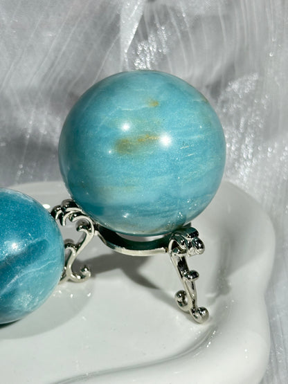 Amazonite crystal ball