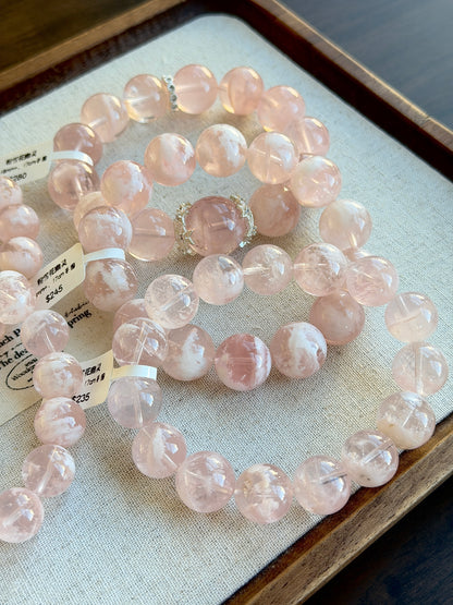 Pink Snowflake Ghost Crystal