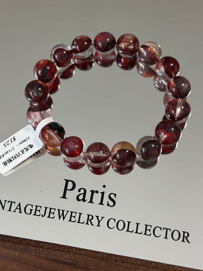 Electric light palace red plastic flower