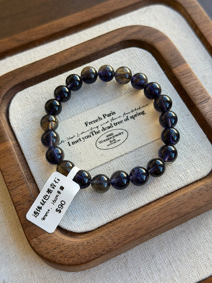 Transparent two-color cordierite