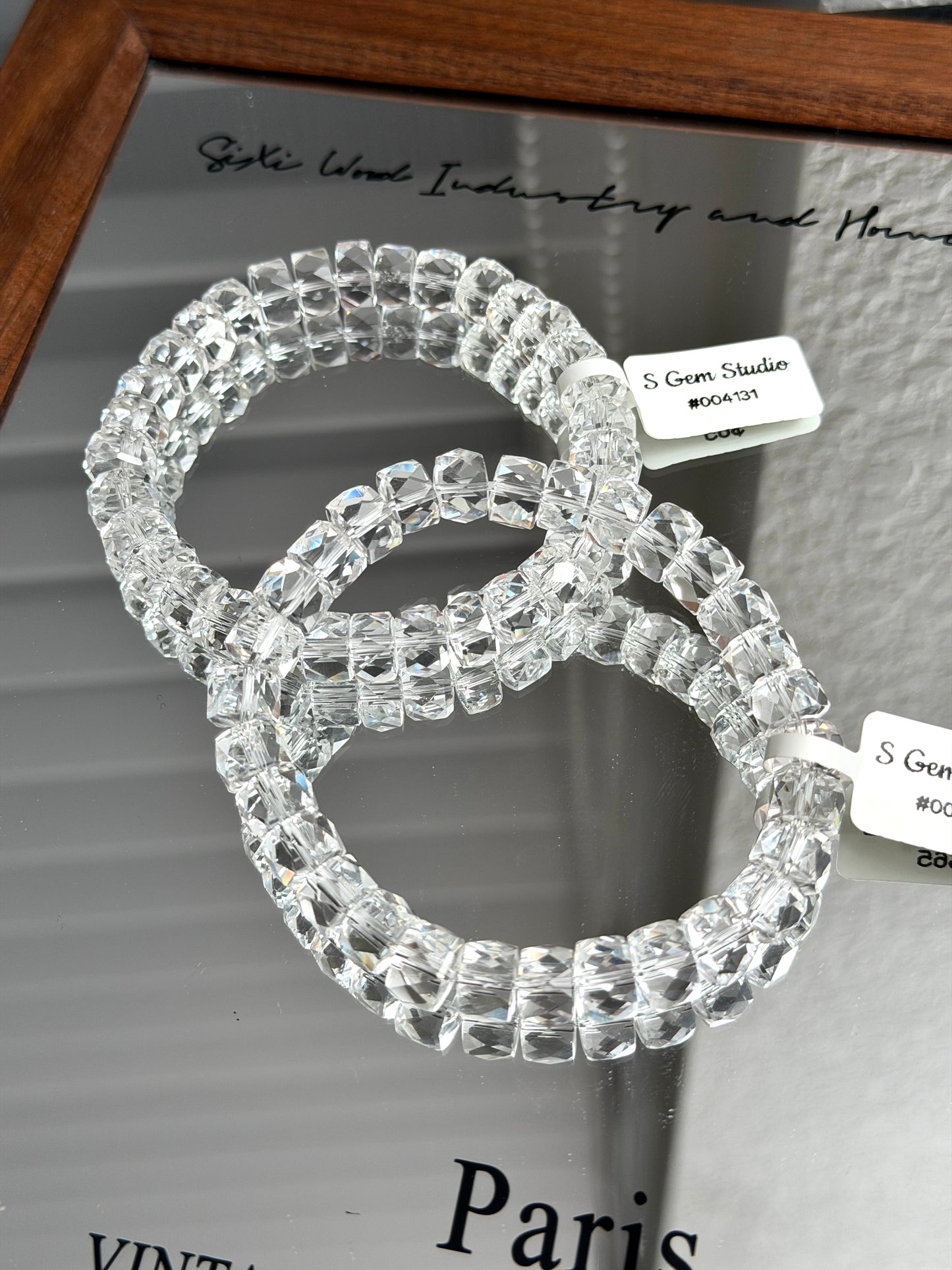 净体车轮切白水晶