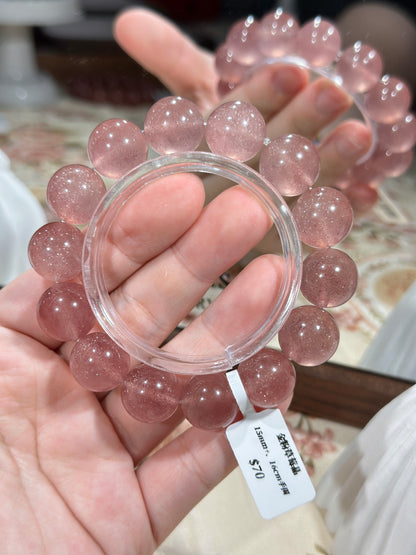 Gold Powder Strawberry Quartz