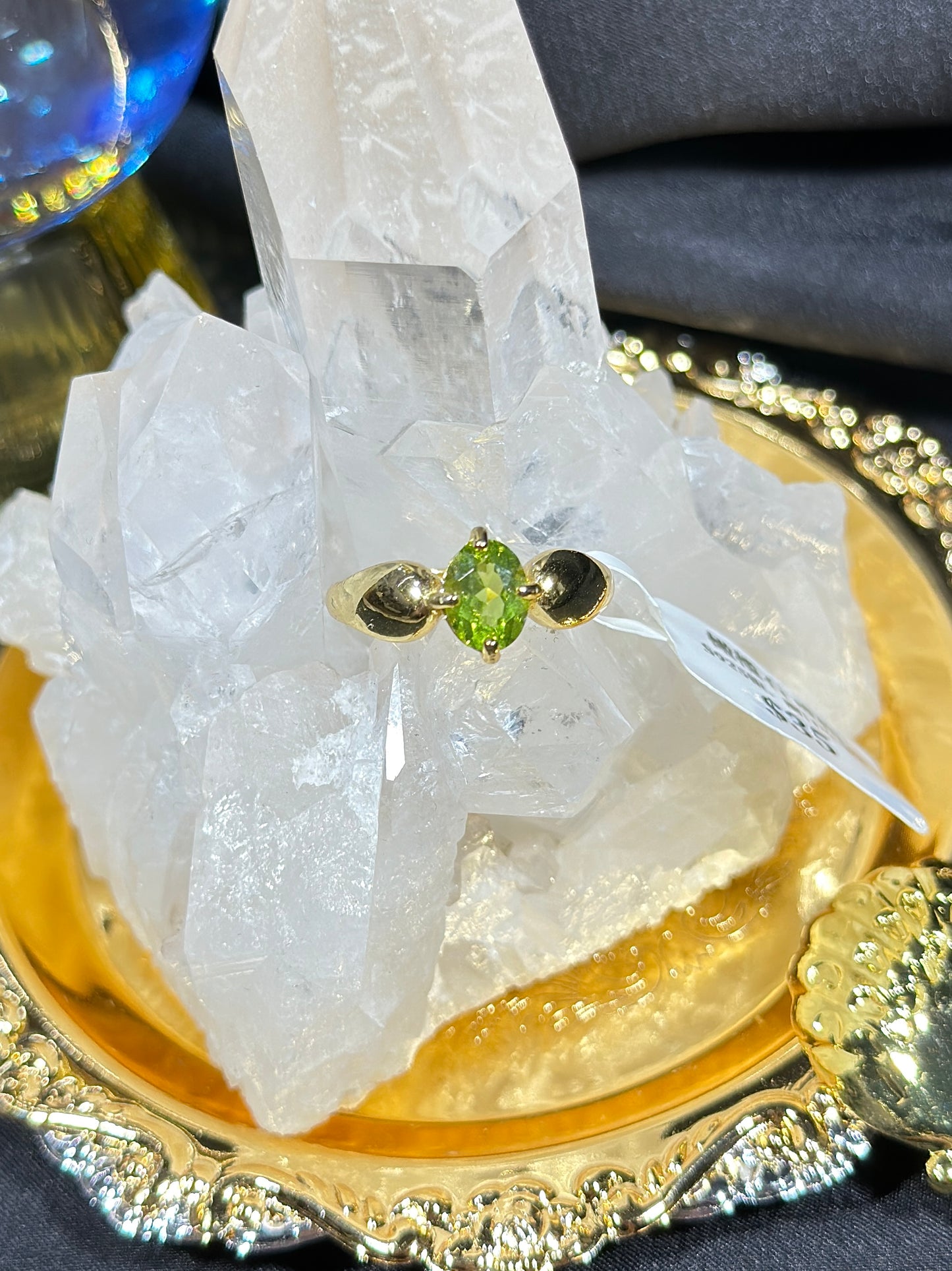 Peridot S925 silver ring-2