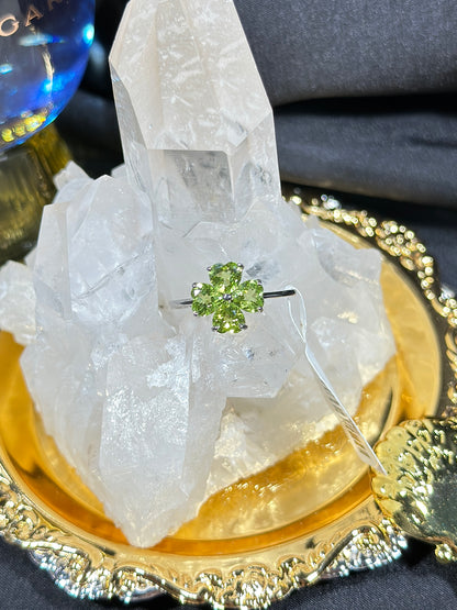 Peridot S925 silver ring-1