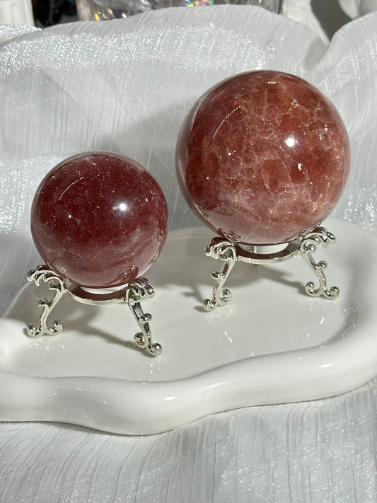 Strawberry crystal ball