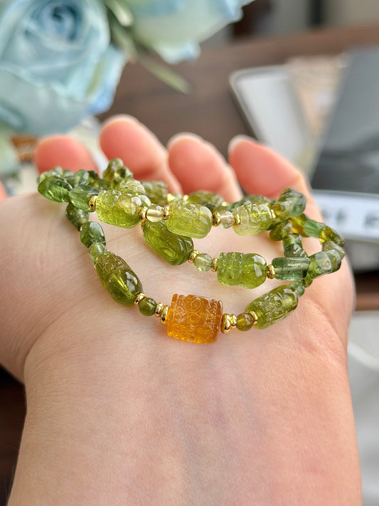 设计款 | 绿碧玺长链