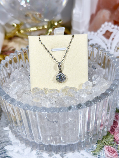 Moissanite necklace S925 silver