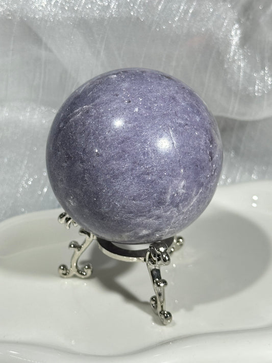 Plum Blossom Tourmaline Crystal Ball