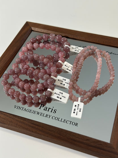 Purple Madagascar Rose Quartz