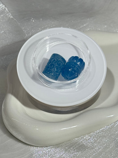 Aquamarine carvings