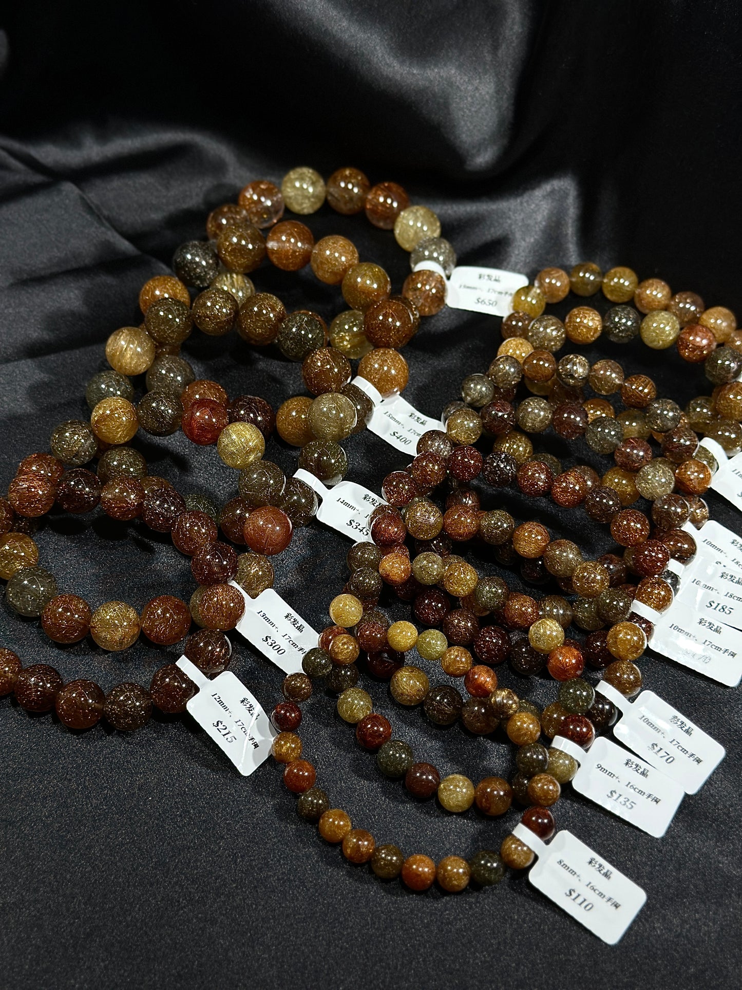 Colored Rutilated Quartz