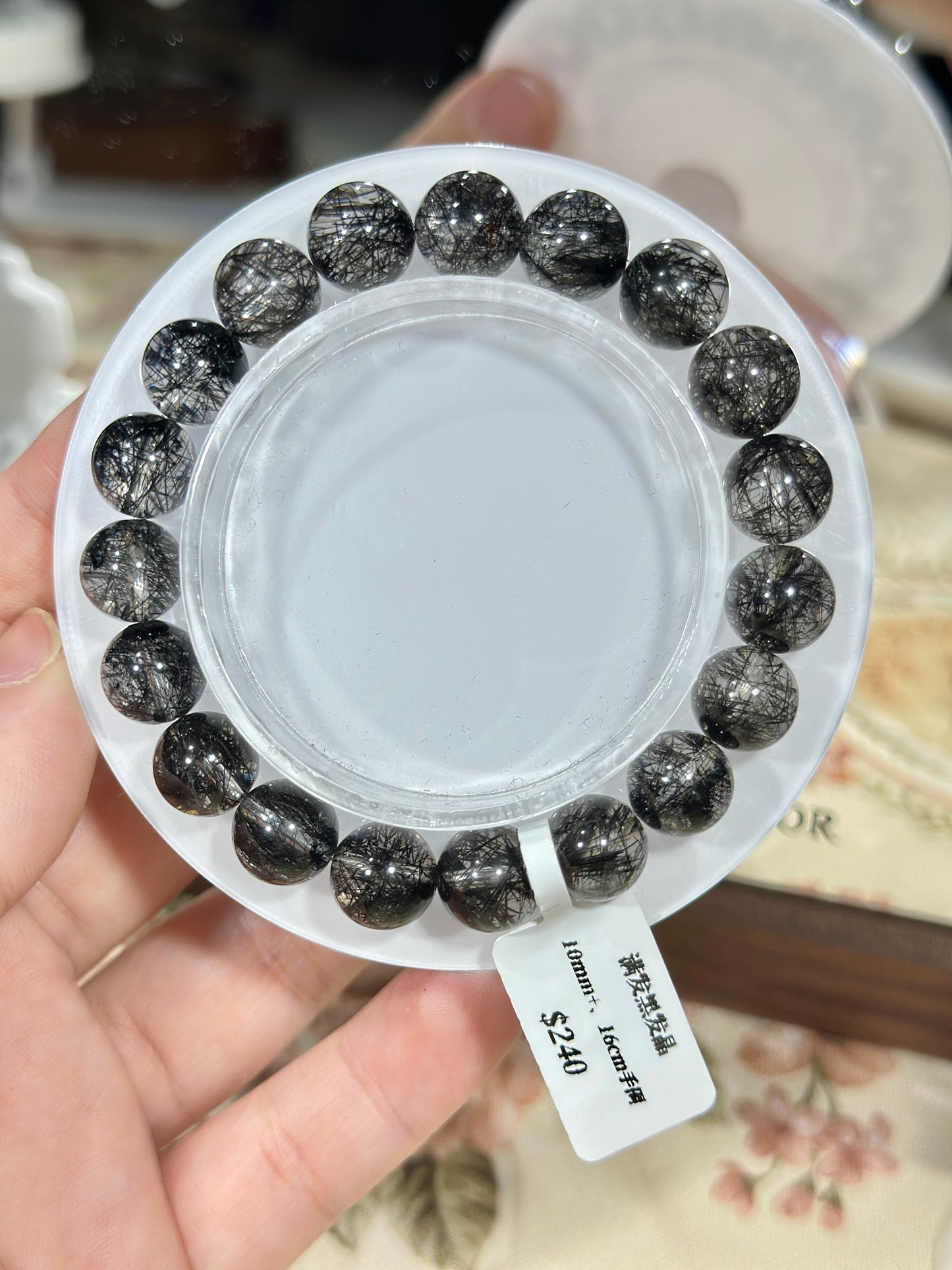 Full hair black crystal