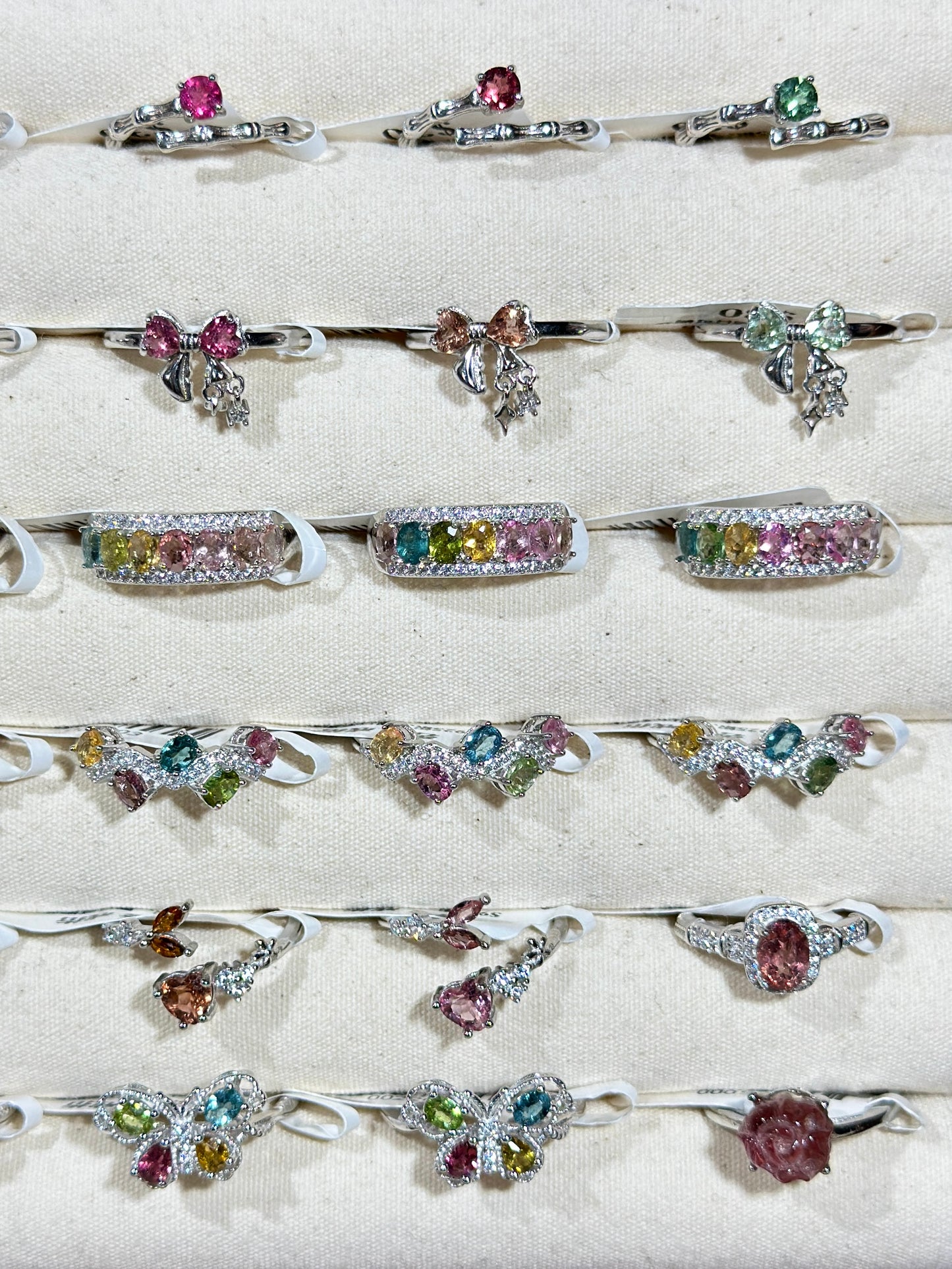 碧玺戒指 S925银