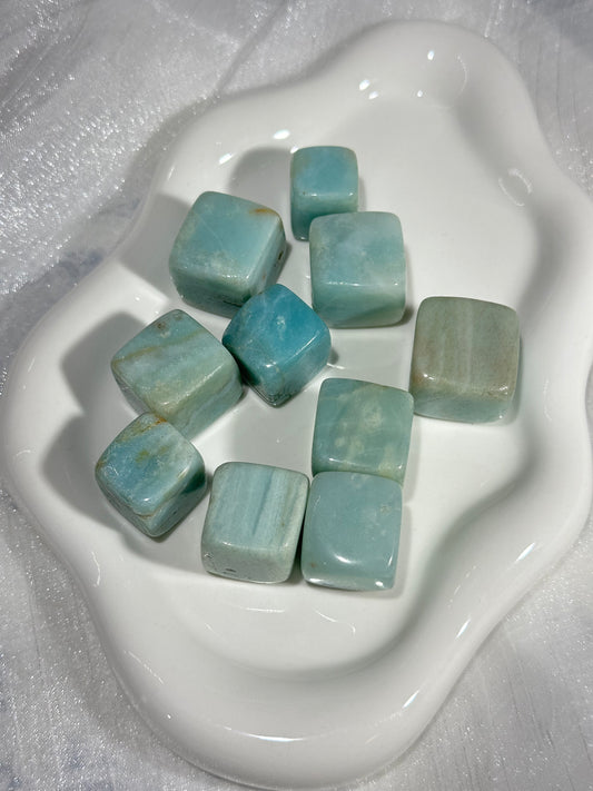 Amazonite Sugar Cube Raw Stone
