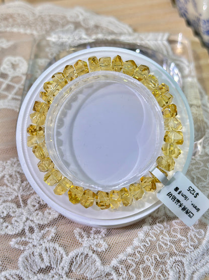 Brazilian Citrine Diamond Cut