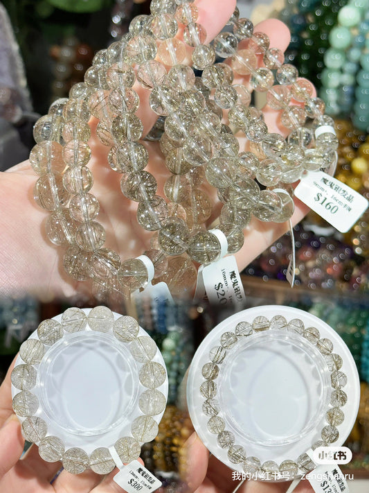 Clear Devil Silver Rutilated Quartz Crystal